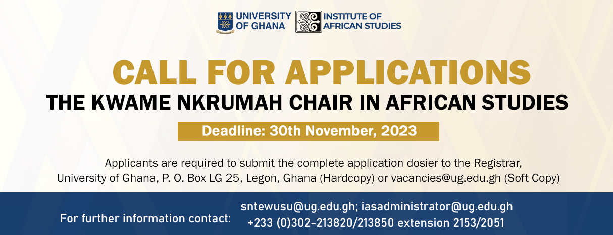 Call for Applications: Kwame Nkrumah Chair